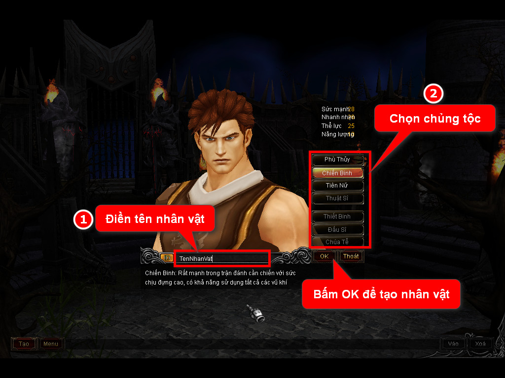 Chức năng chính của Game MU Lạc Việt Chức năng chính của Game MU Lạc Việt